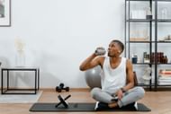Caffeine, which is present in pre-workout, gives you greater energy and alertness for the gym. (Image via Pexels/Mart Production)